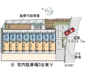 ★手数料０円★大阪市城東区新喜多東１丁目　月極駐車場（LP）